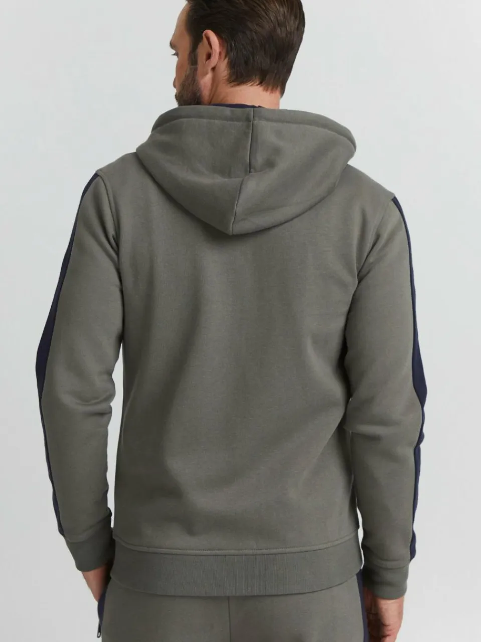 FQ1924 Sweatshirts & Sweatjacken<Herren Kapuzensweatjacke - FQFenro schlamm uni