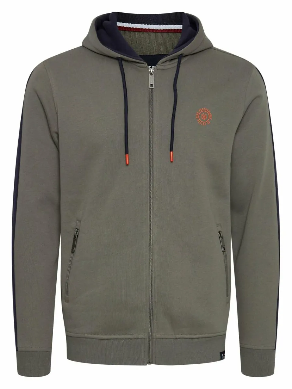 FQ1924 Sweatshirts & Sweatjacken<Herren Kapuzensweatjacke - FQFenro schlamm uni