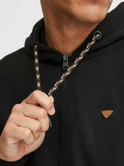 BLEND Sweatshirts & Sweatjacken<Herren Kapuzensweatjacke - BHLobal schwarz uni