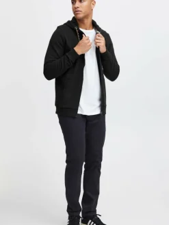 BLEND Sweatshirts & Sweatjacken<Herren Kapuzensweatjacke - BHLobal schwarz uni