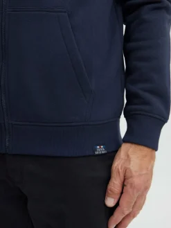 FQ1924 Sweatshirts & Sweatjacken<Herren Kapuzensweatjacke - FQAlbert marine bedruckt