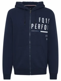 FQ1924 Sweatshirts & Sweatjacken<Herren Kapuzensweatjacke - FQAlbert marine bedruckt