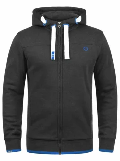 Solid Sweatshirts & Sweatjacken<Herren Kapuzensweatjacke - SDBenjaminZip mehrfarbig uni
