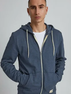 BLEND Sweatshirts & Sweatjacken<Herren Kapuzensweatjacke - BHNOAH blau uni