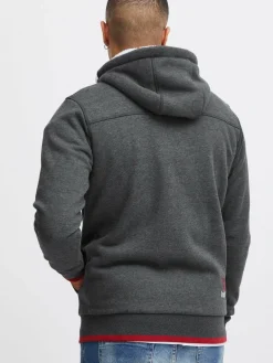 Solid Sweatshirts & Sweatjacken<Herren Kapuzensweatjacke - SDBenjaminZip grau uni
