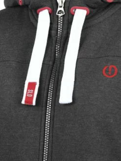 Solid Sweatshirts & Sweatjacken<Herren Kapuzensweatjacke - SDBenjaminZip grau uni