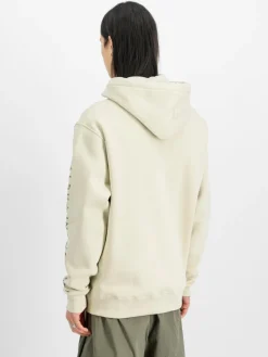 Alpha Industries Sweatshirts & Sweatjacken<Herren Kapuzensweatshirt weiß uni
