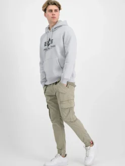 Alpha Industries Sweatshirts & Sweatjacken<Herren Kapuzensweatshirt blau bedruckt