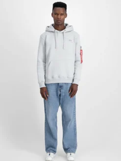 Alpha Industries Sweatshirts & Sweatjacken<Herren Kapuzensweatshirt blau gemustert