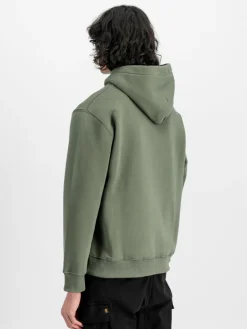 Alpha Industries Sweatshirts & Sweatjacken<Herren Kapuzensweatshirt oliv uni