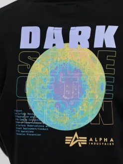 Alpha Industries Sweatshirts & Sweatjacken<Herren Kapuzensweatshirt schwarz bedruckt