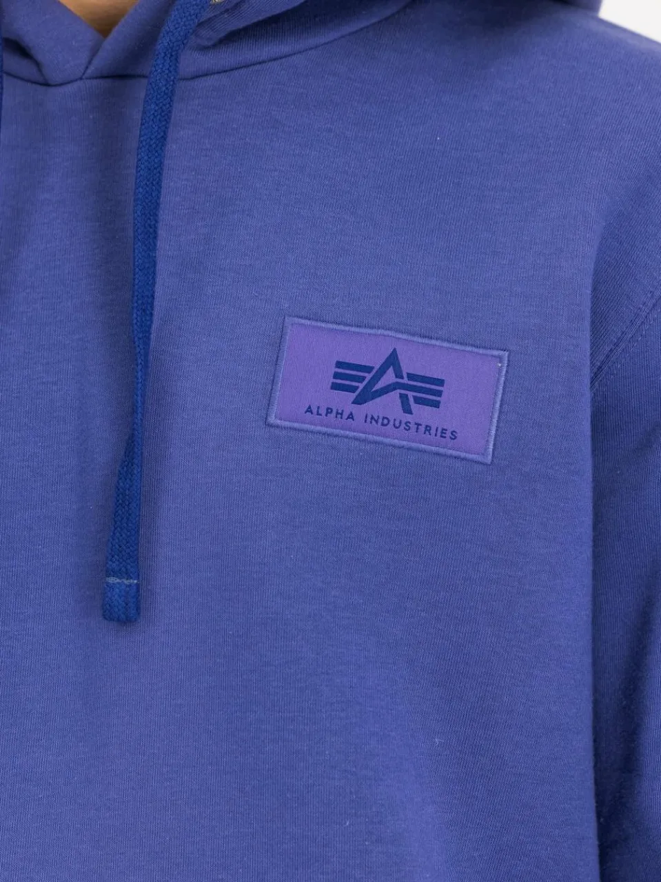 Alpha Industries Sweatshirts & Sweatjacken<Herren Kapuzensweatshirt purple bedruckt