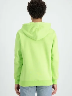 Alpha Industries Sweatshirts & Sweatjacken<Herren Kapuzensweatshirt grün uni