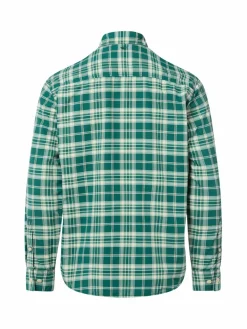 Camel Active Hemden<Herren Karohemd grün ecru kariert