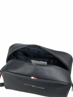 Tommy Hilfiger Taschen & Rucksäcke<Herren Kulturbeutel - Essential PU Washbag schwarz uni