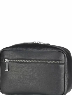 Porsche Design Taschen & Rucksäcke<Herren Kulturbeutel - Roadster Leather Washbag schwarz uni