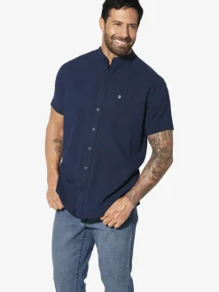 Herren Jan Vanderstorm Hemden>Herren Kurzarmhemd - ALBART