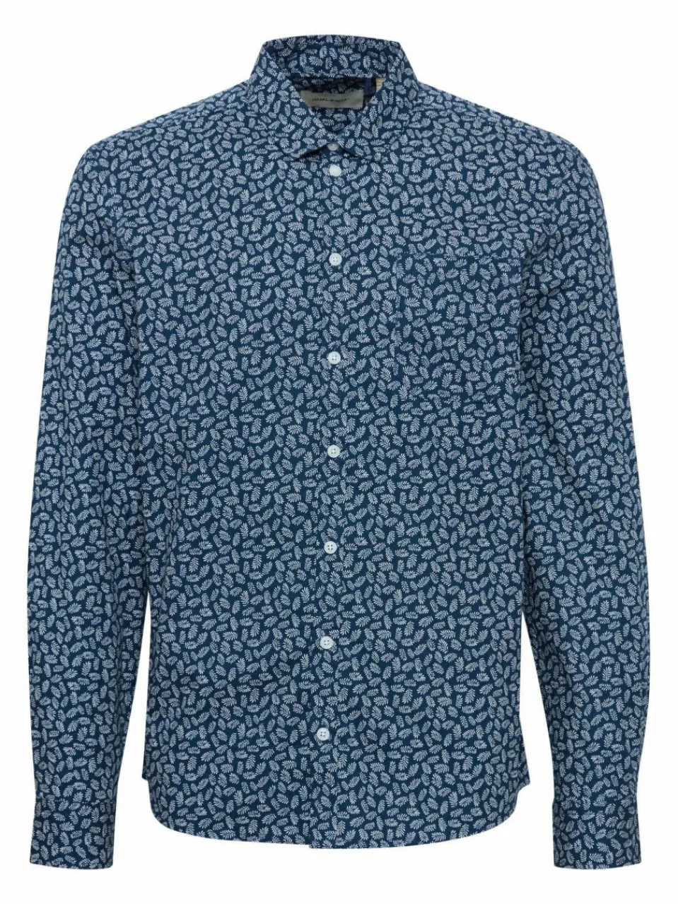 BLEND Hemden<Herren Kurzarmhemd - BHAGGE blau gemustert