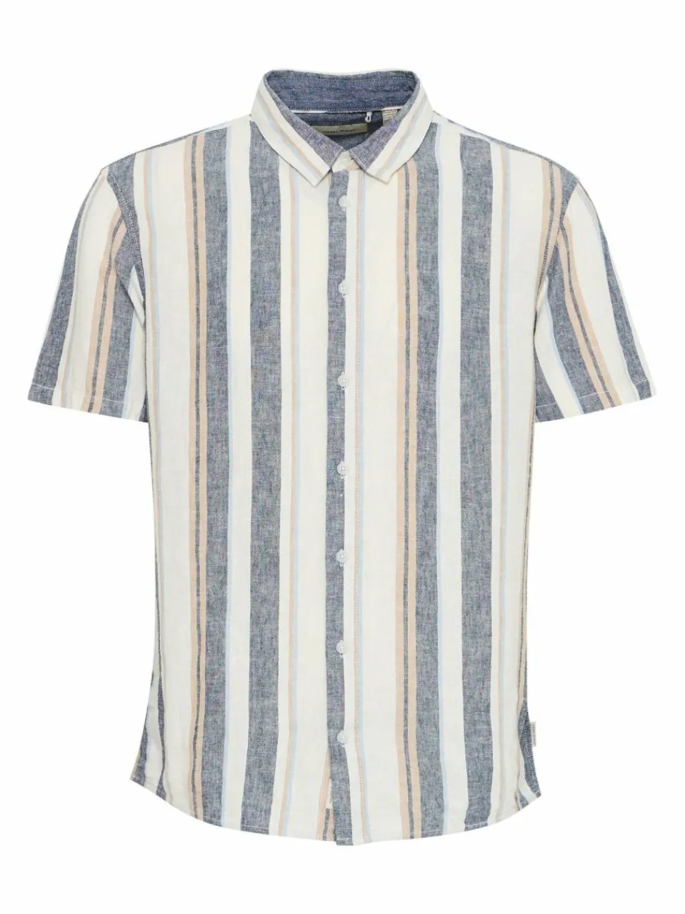 BLEND Hemden<Herren Kurzarmhemd - BHBobby weiß gestreift
