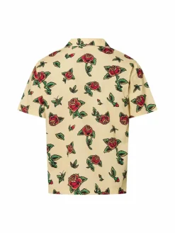 Santa Cruz Hemden<Herren Kurzarmhemd - Flash Roses zitrone mehrfarbig bedruckt