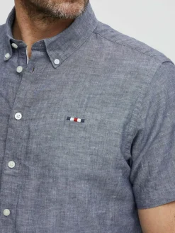 FQ1924 Hemden<Herren Kurzarmhemd - FQErlend marine uni