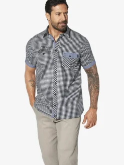 Herren Jan Vanderstorm Hemden>Herren Kurzarmhemd - GHOTIN