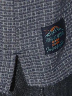 Jan Vanderstorm Hemden<Herren Kurzarmhemd - LEIFBOR blau bedruckt