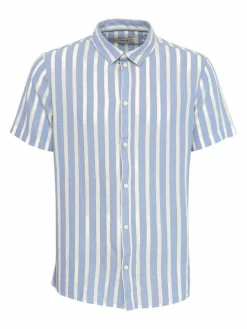 11 Project Hemden<Herren Kurzarmhemd - PROchy blau gestreift