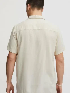 Herren Solid Hemden>Herren Kurzarmhemd - SDFeno