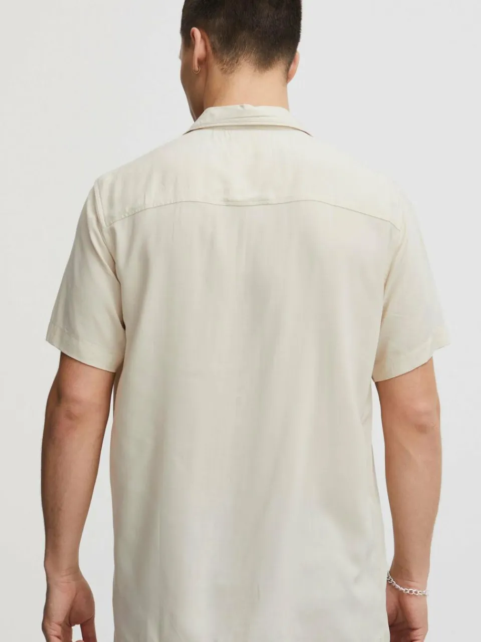 Herren Solid Hemden>Herren Kurzarmhemd - SDFeno