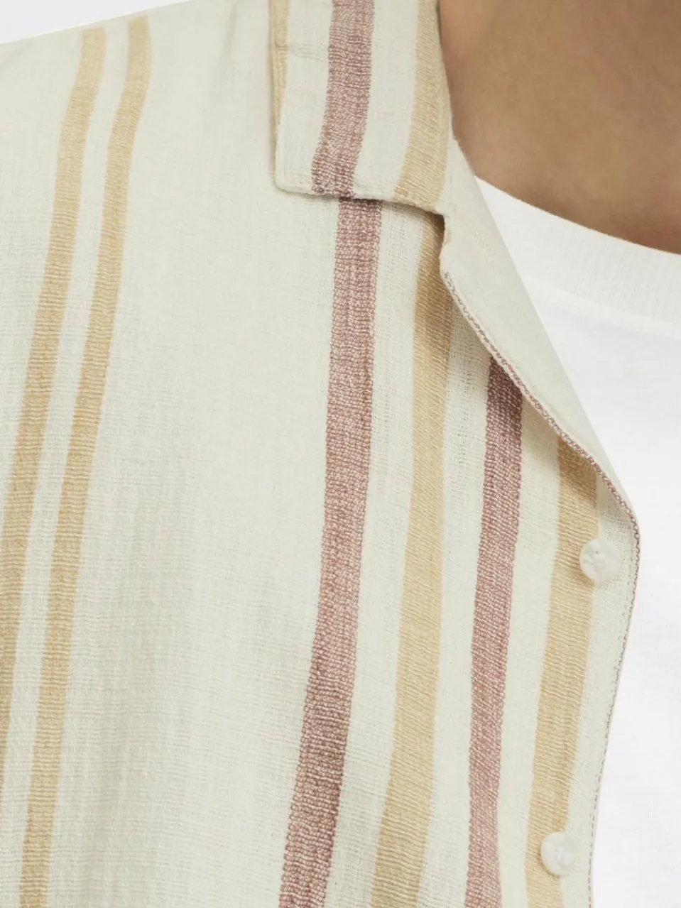 Herren Solid Hemden>Herren Kurzarmhemd - SDISAI