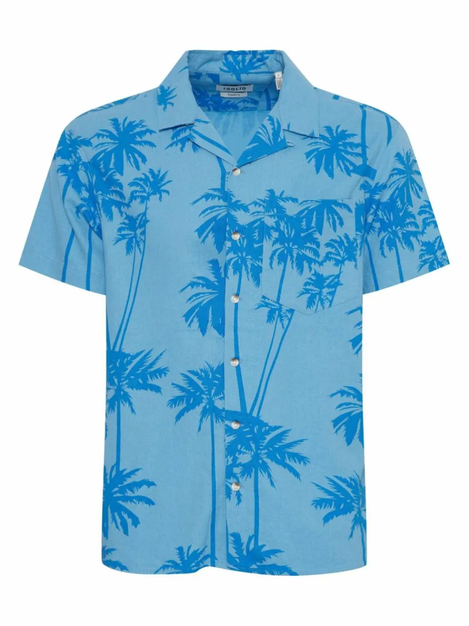 Herren Solid Hemden>Herren Kurzarmhemd - SDIvalde