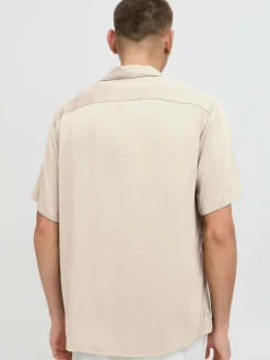 Solid Hemden<Herren Kurzarmhemd - SDPABLO beige uni