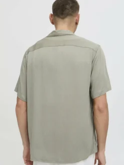 Solid Hemden<Herren Kurzarmhemd - SDPABLO grün uni