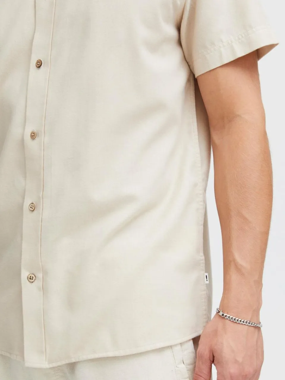 Herren Solid Hemden>Herren Kurzarmhemd - SDPETE