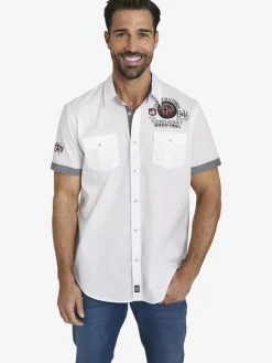 Herren Jan Vanderstorm Hemden>Herren Kurzarmhemd - SNOFRED