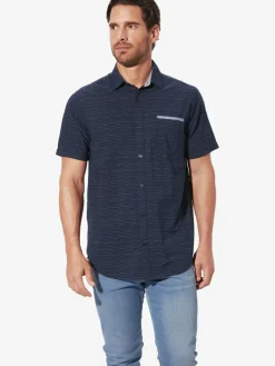 BABISTA Hemden<Herren Kurzarmhemd - SORIANEZ blau bedruckt