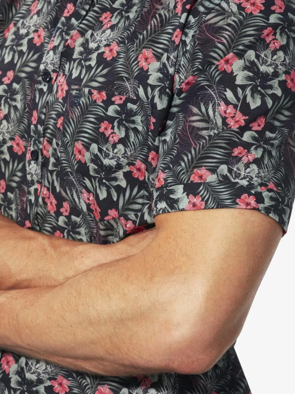 BABISTA Hemden<Herren Kurzarmhemd - STILADORA blau gemustert