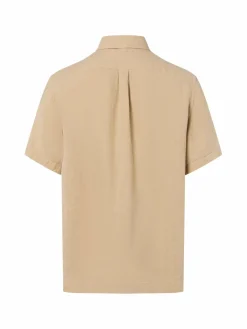 Herren MAERZ Hemden>Herren Kurzarm-Leinenhemd