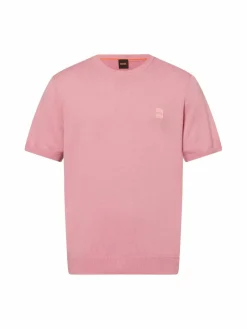 Herren BOSS Orange Pullover & Strickjacken>Herren Kurzarm-Pullover mit Cashmere-Anteil - Kanache