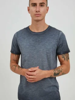 11 Project Shirts<Herren Kurzarmshirt - PRSevero blau meliert