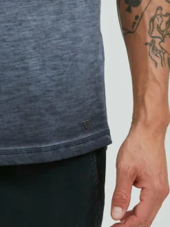 11 Project Shirts<Herren Kurzarmshirt - PRSevero blau meliert