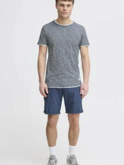 Solid Shirts<Herren Kurzarmshirt - SDRigos blau gemustert