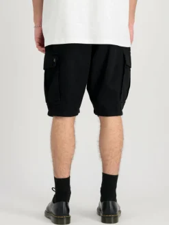 Alpha Industries Hosen<Herren Kurze Hose schwarz uni