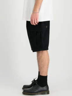 Alpha Industries Hosen<Herren Kurze Hose schwarz uni