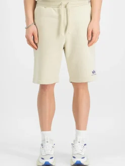 Alpha Industries Hosen<Herren Kurze Hose weiß uni