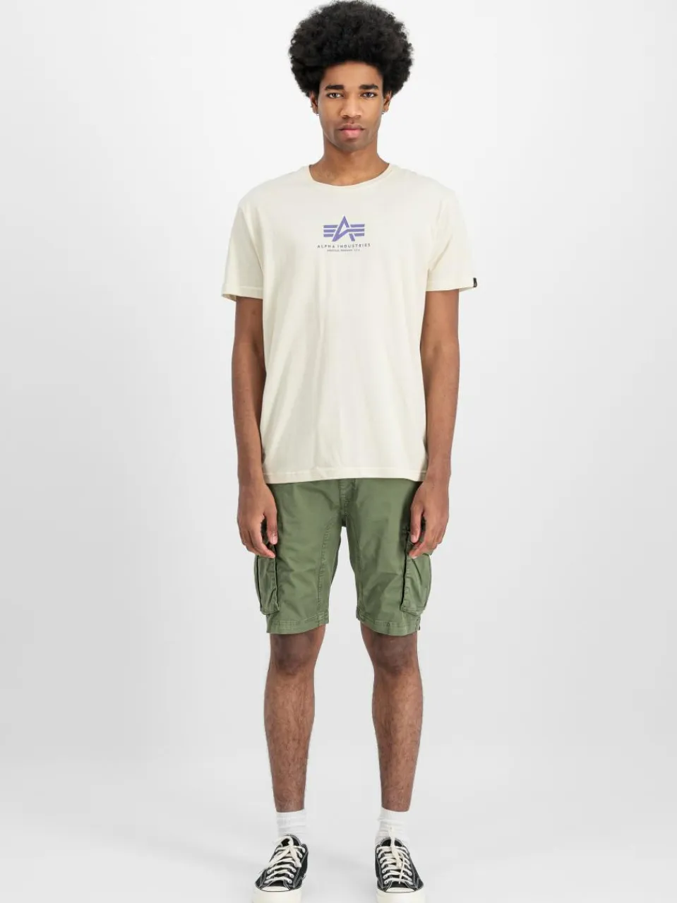 Alpha Industries Hosen<Herren Kurze Hose grau uni