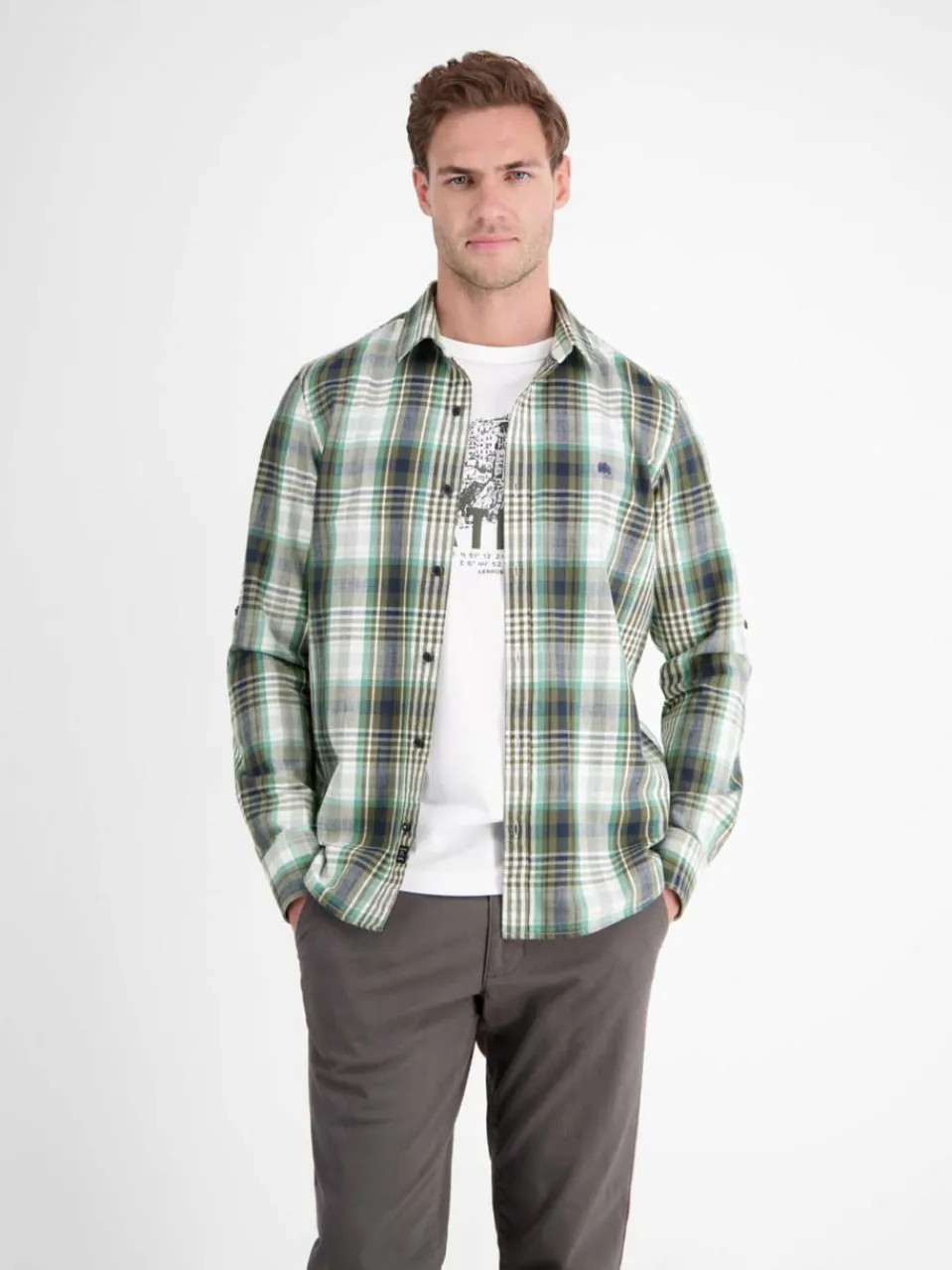 Herren LERROS Hemden>Herren Langarmhemd