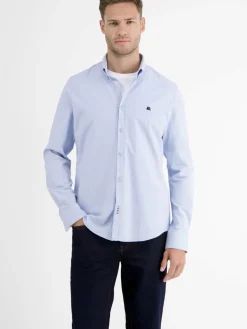 LERROS Hemden<Herren Langarmhemd hellblau uni