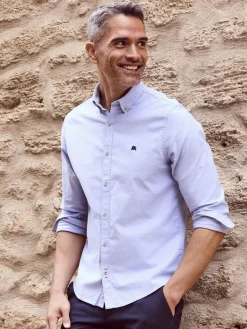 LERROS Hemden<Herren Langarmhemd hellblau uni